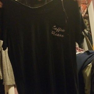 Coffee please womens blouse
